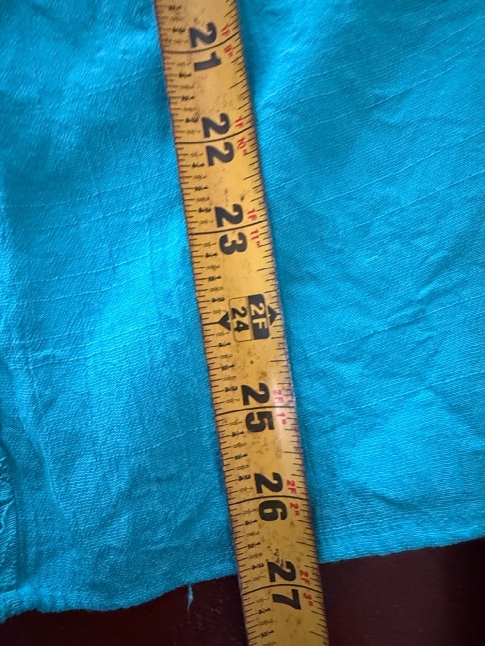 Notations Turquoise Lace-Front Button Shirt - Picture 13 of 15